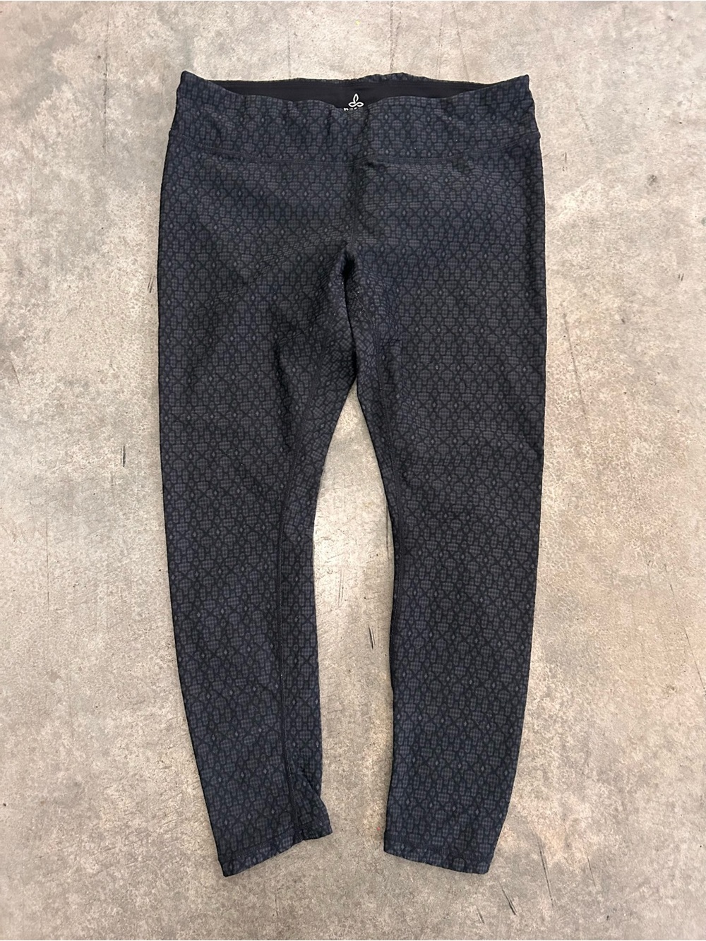 Prana Women's Black Micro-Pattern Leggings